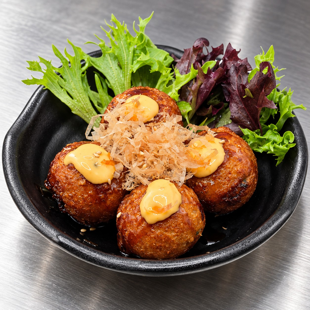 Takoyaki.