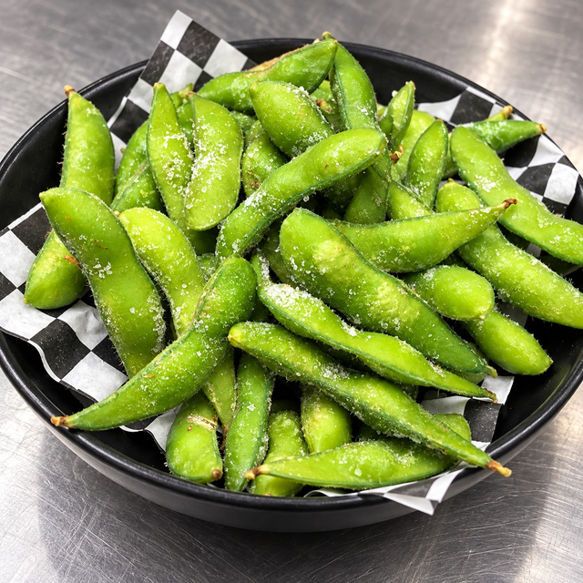 Salted Edamame.