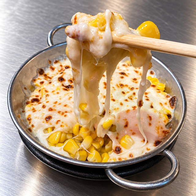 Garlic Corn Cheese.
