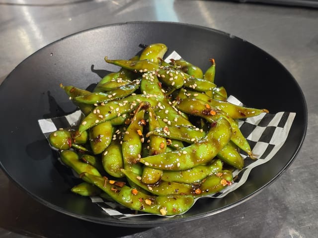 Spicy Edamame.
